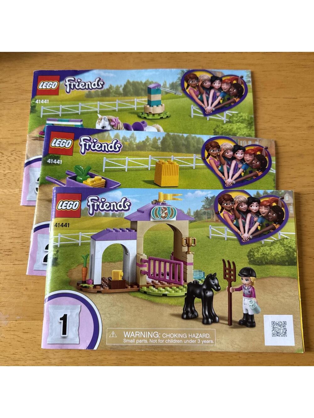 Lego Friends 41441 Horse Training Horse Manual ONLY (3)
